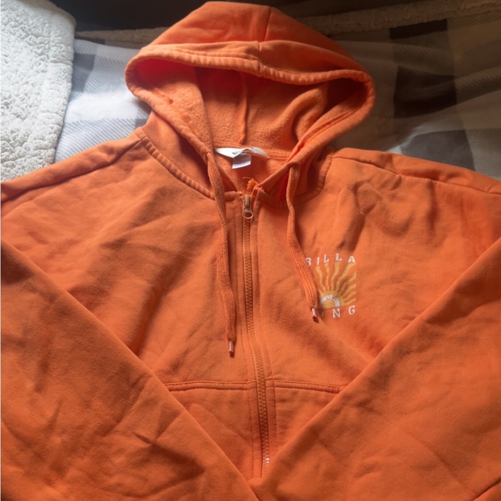 Orange Bills Bong Zip-Up Hoodie